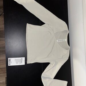 Lululemon Ribbed Asym Long Sleeve Top
